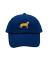 BITS & BOWS BOYS' DOG BASEBALL HAT IN NAVY - LITTLE KID