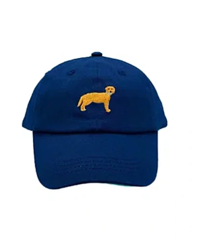 Bits & Bows Boys' Dog Baseball Hat In Navy - Little Kid