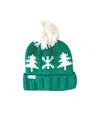 Bits & Bows Boys' Evergreen Bobble Hat - Big Kid In Green