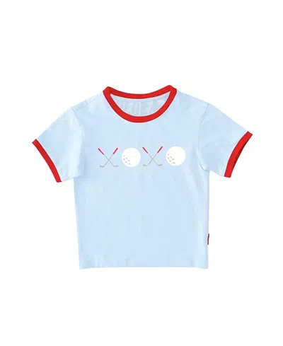 Bits & Bows Boys' Golf Xo Valentine's Day T-shirt - Baby, Little Kid, Big Kid In Blue