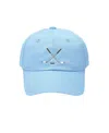 Bits & Bows Boys' Hockey Baseball Hat In Blue - Little Kid, Big Kid In Blue
