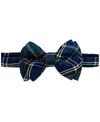 Bits & Bows Boys' Plaid Bow Tie - Little Kid, Big Kid In Blue