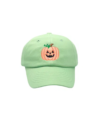 Bits & Bows Boys' Pumpkin Baseball Hat - Big Kid In Green