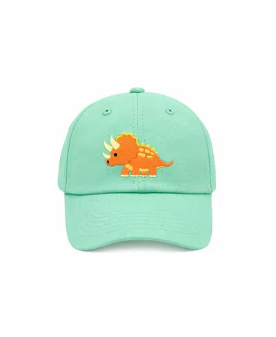 BITS & BOWS BOYS' TRICERATOPS BASEBALL HAT