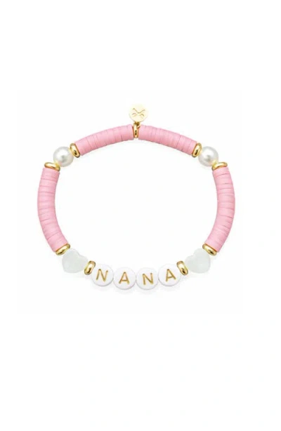 Bits & Bows Bracelet In Pink