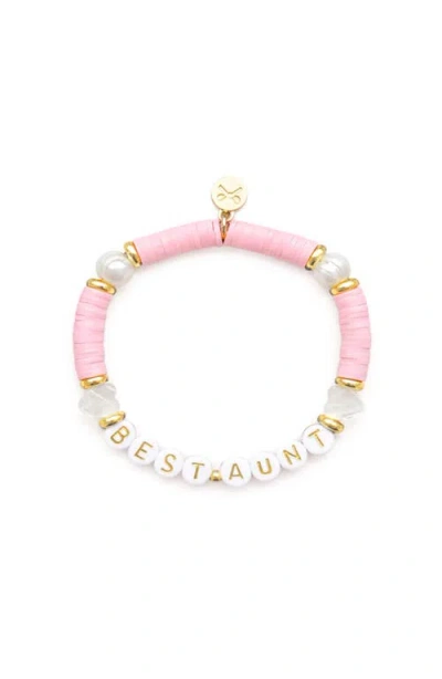 Bits & Bows Bracelet In Pink
