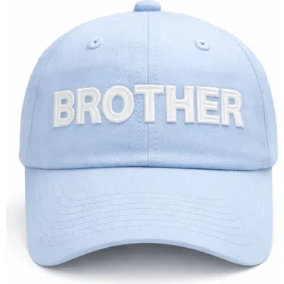 Bits & Bows Kids'  Brother Baseball Hat In Blue