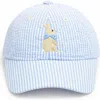 Bits & Bows Bunny Baseball Hat In Blue