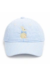 Bits & Bows Bunny Baseball Hat In Blue