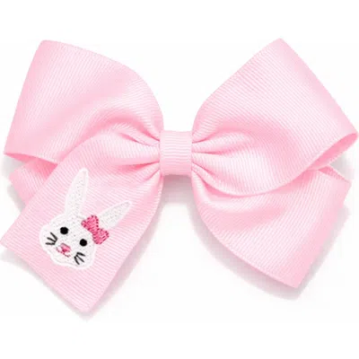 Bits & Bows Kids'  Bunny Hair Bow In Pink