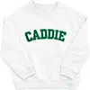 Bits & Bows Caddie Sweatshirt In White