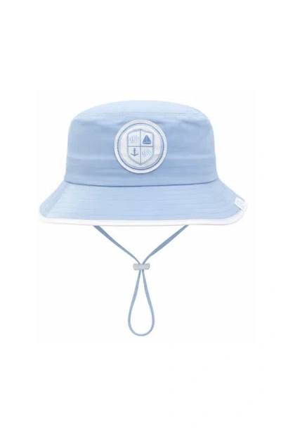 Bits & Bows Kids'  Coastal Crest Bucket Hat In Blue