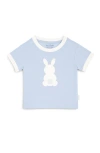 Bits & Bows Cottontail Bunny T-shirt In Blue