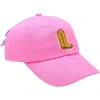 Bits & Bows Cowboy Boot Twill Bow Baseball Hat In Purple