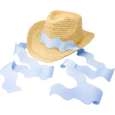 Bits & Bows Cowboy Hat In Blue