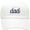 Bits & Bows Dad Adult Baseball Hat In Gray