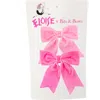 Bits & Bows Eloise Velvet Hair Bow Barrette Set In Pink