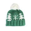 Bits & Bows Evergreen Bobble Hat In Green