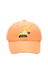 Bits & Bows Excavator Construction Digger Baseball Hat In Orange