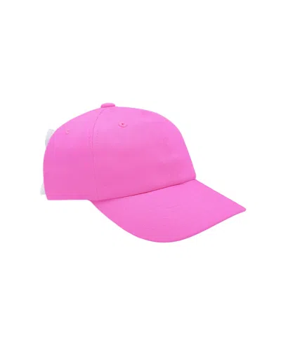 Bits & Bows Girls' Bow Baseball Hat - Little Kid, Big Kid In Magenta