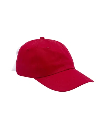 Bits & Bows Girls' Bow Baseball Hat - Little Kid, Big Kid In Red