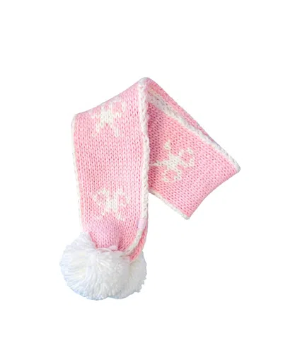 Bits & Bows Girls' Bows Scarf - Little Kid, Big Kid In Pink
