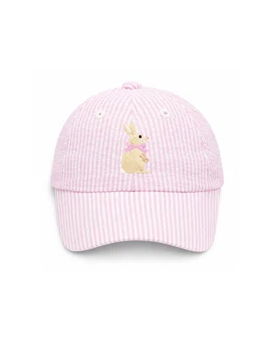 BITS & BOWS GIRLS' BUNNY BOW BASEBALL HAT