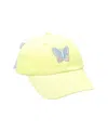 Bits & Bows Girls' Butterfly Bow Baseball Hat In Buttercup - Little Kid, Big Kid In Yellow/purple/pink/aqua/white
