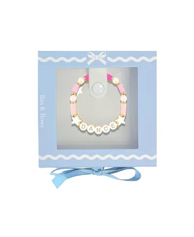 Bits & Bows Girls' Dance Bracelet Gift Set - Little Kid, Big Kid In Pink/gold