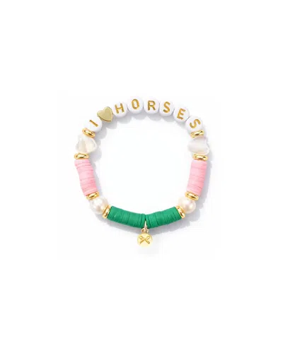 BITS & BOWS GIRLS' I HEART HORSES BRACELET - LITTLE KID, BIG KID