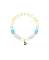 Bits & Bows Girls' Mermaid Bracelet - Little Kid, Big Kid In Periwinkle/aqua/white/gold