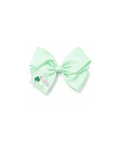 Bits & Bows Kids' Girls' Shamrock Hair Bow In Green