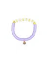 Bits & Bows Girls' Sister Bracelet In Lavender - Little Kid In Light/pastel Purple