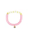 Bits & Bows Girls' Sister Bracelet In Pink - Little Kid In Pink