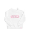 Bits & Bows Sister Sweatshirt In White