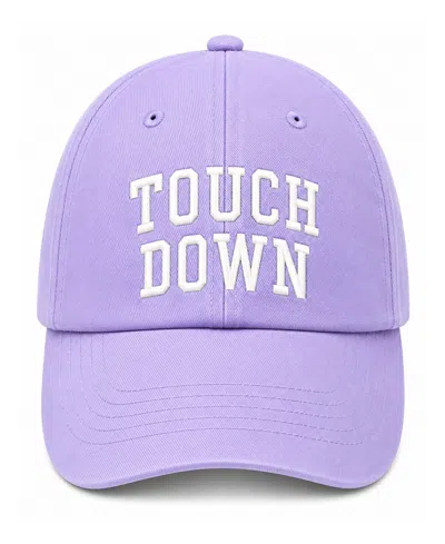 BITS & BOWS GIRLS' TOUCH DOWN BOW BASEBALL HAT