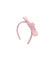 Bits & Bows Girls' Tweed Bow Headband - Little Kid, Big Kid In Pink