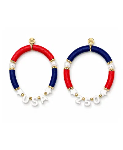 Bits & Bows Kids' Girls' Usa 250 Bracelet Set In Multi