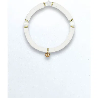 Bits & Bows Kids'  Golden Hour Girls' Bracelet In White