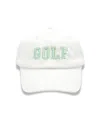 Bits & Bows Golf Baseball Hat In White