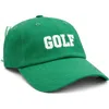 Bits & Bows Golf Bow Baseball Hat In Green