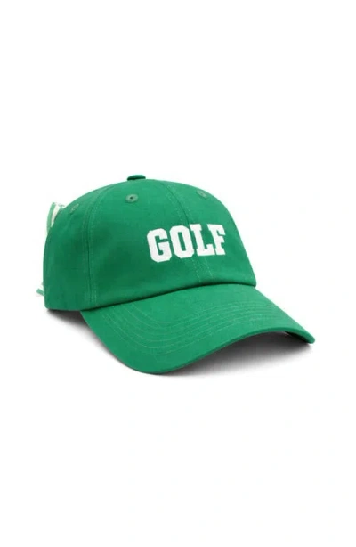 Bits & Bows Babies'  Golf Bow Baseball Hat In Burgundy