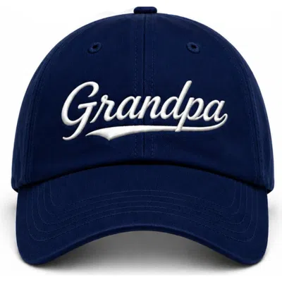 Bits & Bows Grandpa Legacy Baseball Hat In Blue