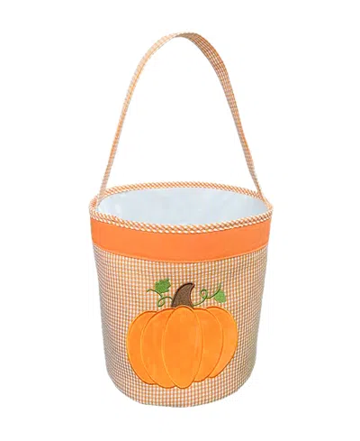 Bits & Bows Kids' Halloween Pumpkin Tote In Orange
