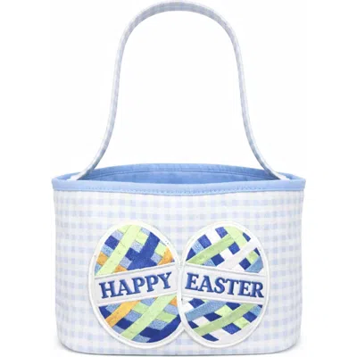 Bits & Bows Happy Easter Egg Basket In White