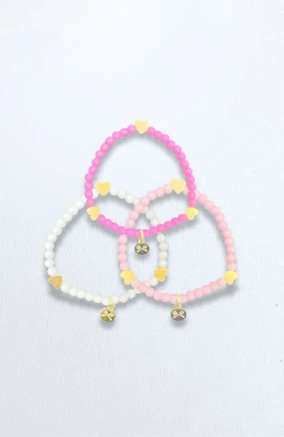Bits & Bows Kids'  Hearts Girls' Bracelet Set