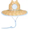 Bits & Bows Lifeguard Straw Hat In Brown
