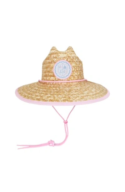Bits & Bows Kids'  Lifeguard Straw Hat In Gold