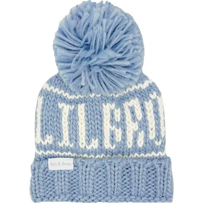 Bits & Bows Babies'  Lil Bro Bobble Hat In Blue