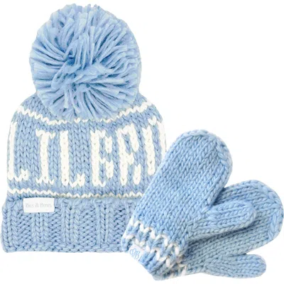 BITS & BOWS BITS & BOWS LIL BRO KNIT HAT/MITTENS BUNDLE